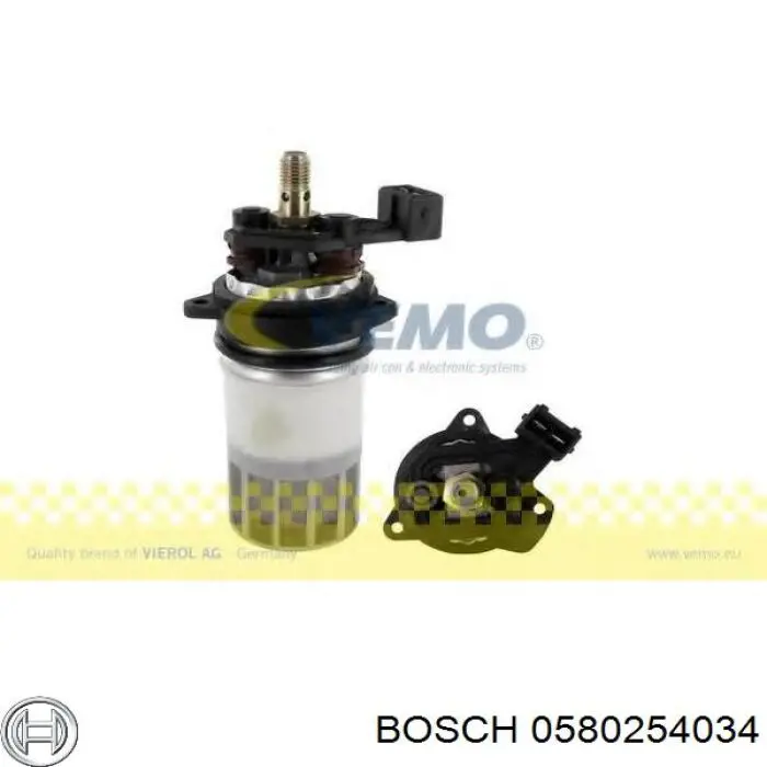 0580254034 Bosch bomba de combustible eléctrica sumergible