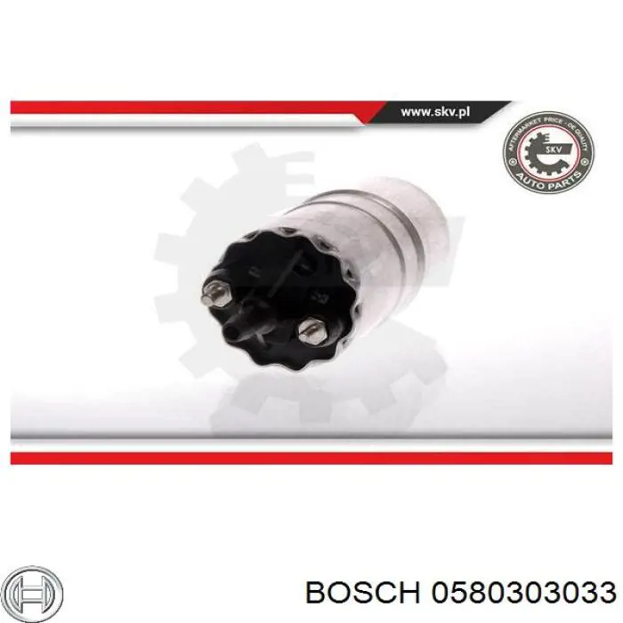 0580303033 Bosch módulo alimentación de combustible