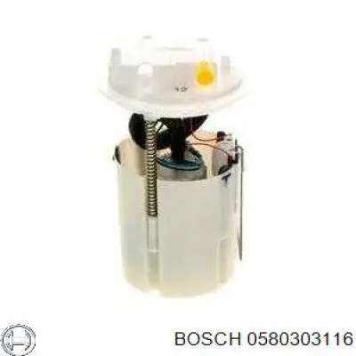 0580303116 Bosch módulo alimentación de combustible