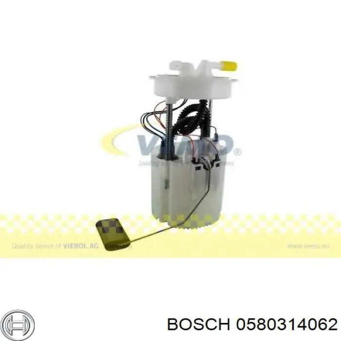 0580314062 Bosch Unidad de alimentación de combustible