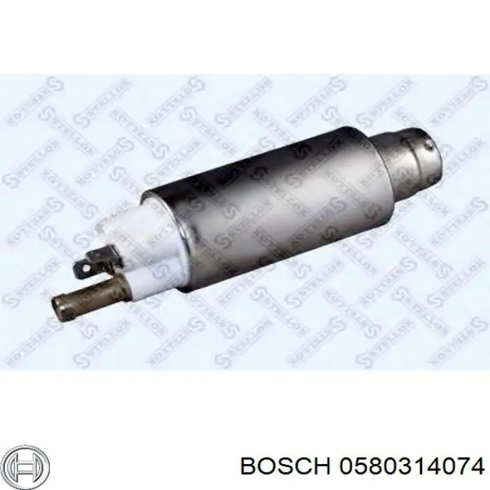 0580314074 Bosch elemento de turbina de bomba de combustible