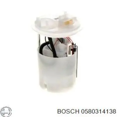 0 580 314 138 Bosch módulo alimentación de combustible