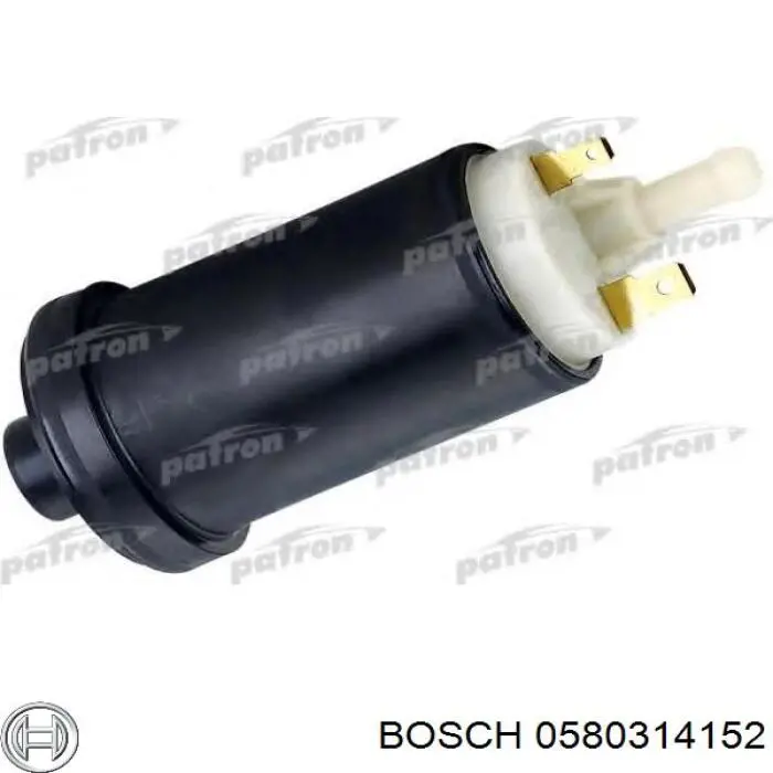 0580314152 Bosch elemento de turbina de bomba de combustible