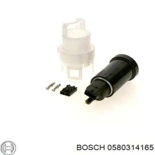 0 580 314 165 Bosch elemento de turbina de bomba de combustible