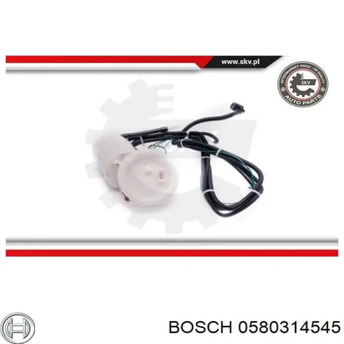 Bomba de combustible Bosch 0580314545