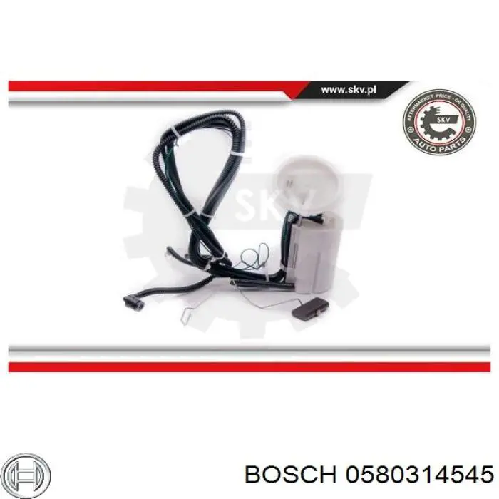 0580314545 Bosch Módulo de alimentación de combustible