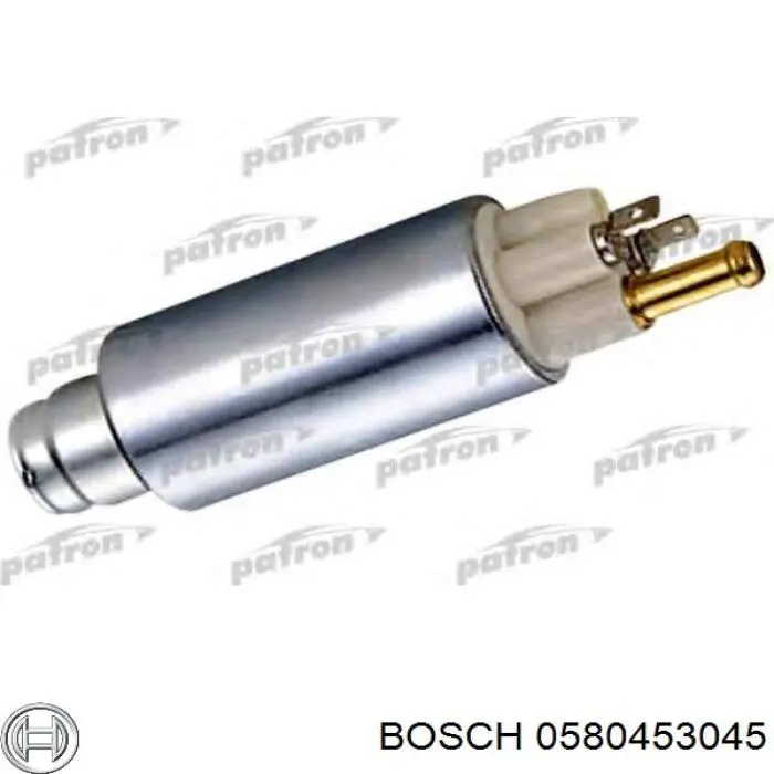 0580453045 Bosch elemento de turbina de bomba de combustible