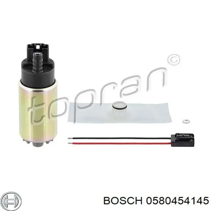 Bomba de combustible eléctrica sumergible BOSCH 0580454145