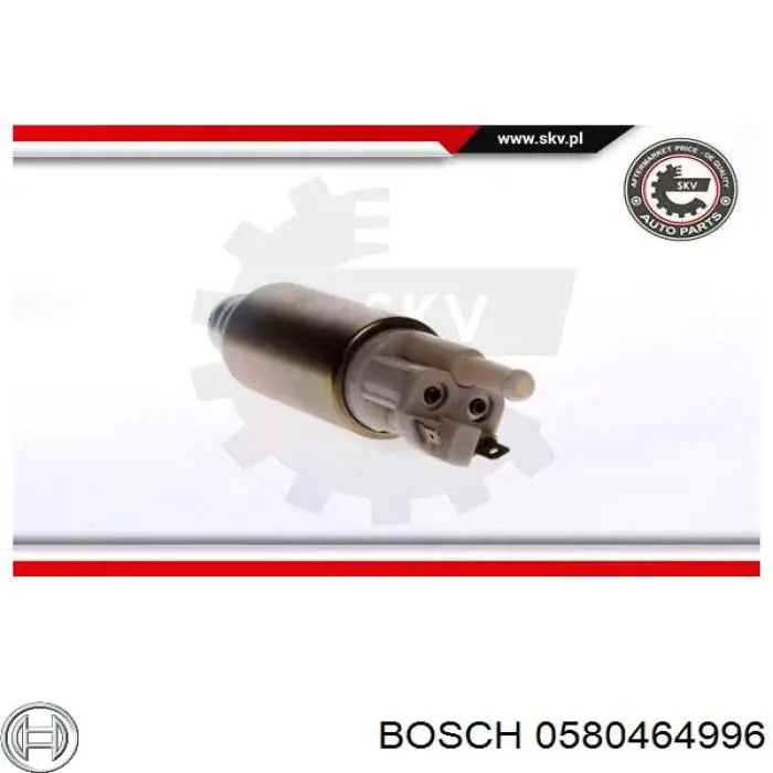 Bomba de combustible eléctrica sumergible  Bosch 0580464996 precio, desde 37,04 EUR