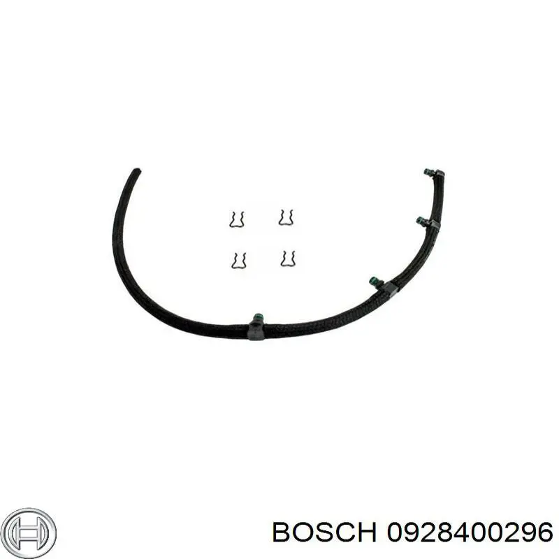 928400296 Bosch tubo de combustible atras de las boquillas