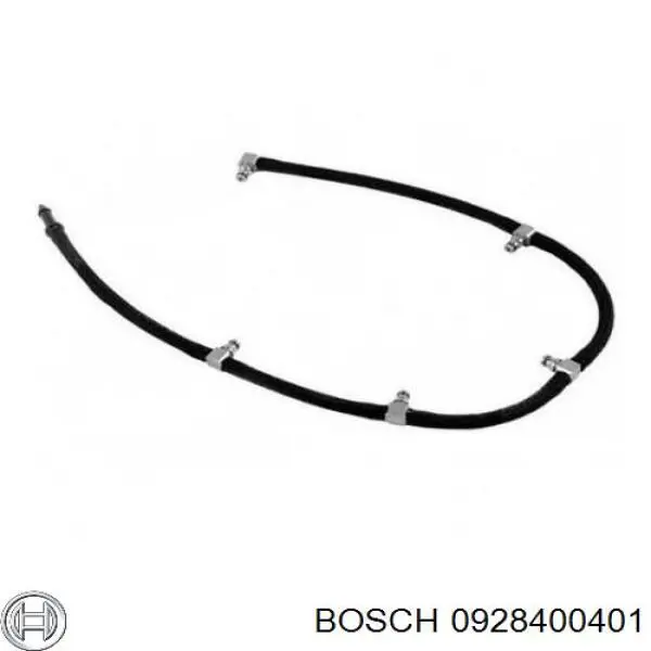 0 928 400 401 Bosch tubo de combustible atras de las boquillas