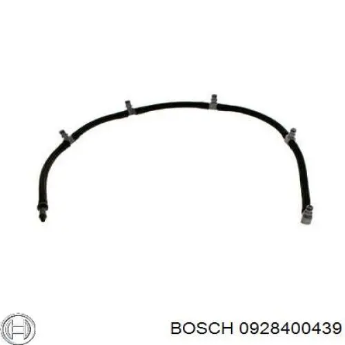 0 928 400 439 Bosch tubo de combustible atras de las boquillas