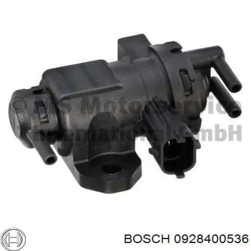 0928400536 Bosch Válvula solenoide de control de presión de sobrealimentación
