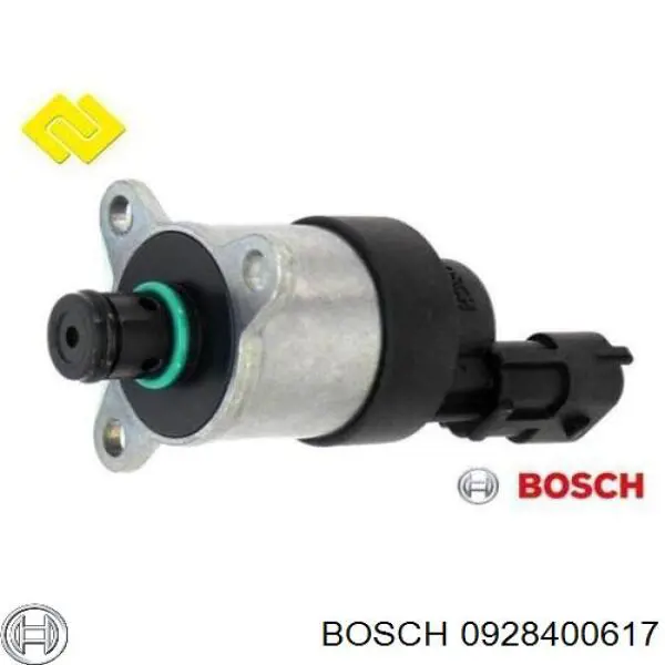 Comprar 0928400617 Bosch Válvula reguladora de presión del sistema common rail