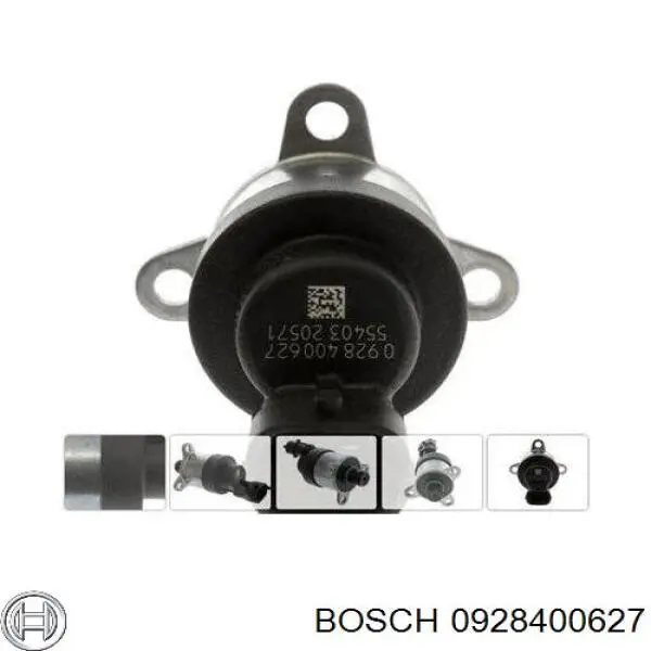 Válvula reguladora de presión del sistema common rail 0928400627 Bosch