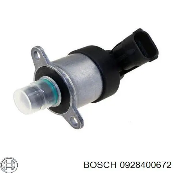 Válvula reguladora de presión del sistema common rail 0928400672 Bosch