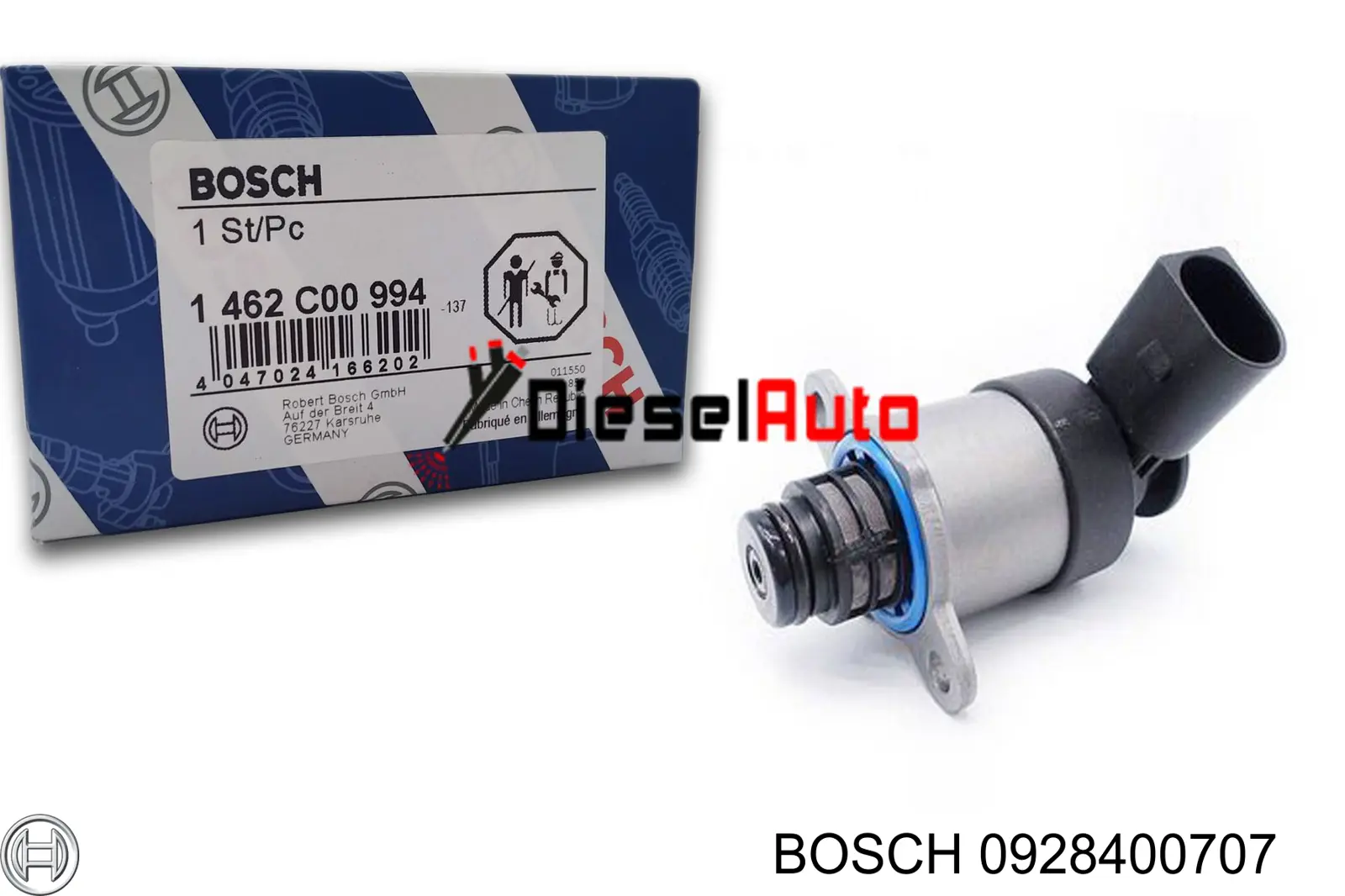 0928400707 Bosch Válvula reguladora de presión del sistema common rail