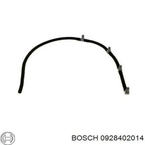 Tubería de retorno de combustible de los inyectores 0928402014 Bosch