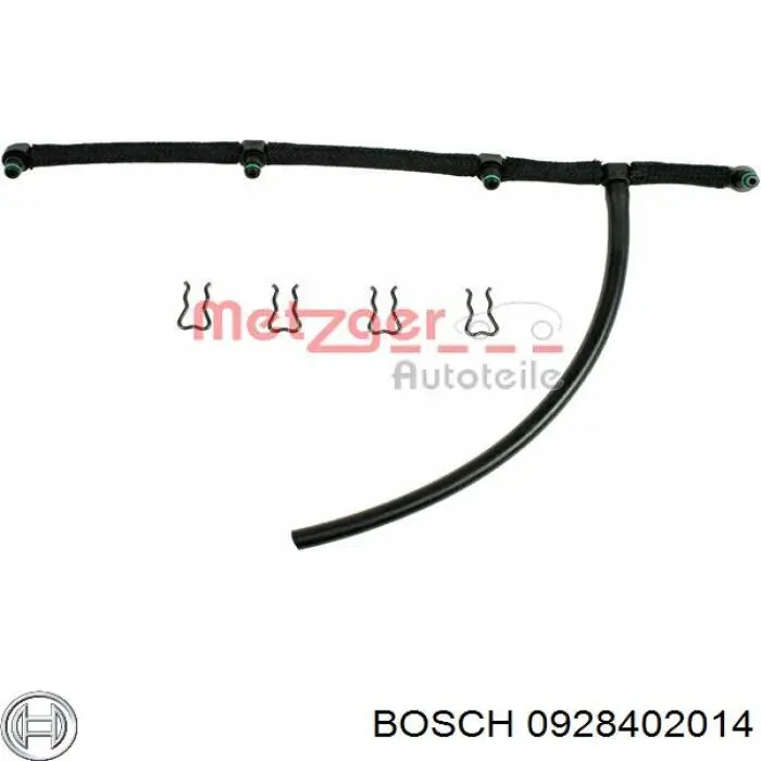 Tubería de retorno de combustible de los inyectores Bosch 0928402014 precio, desde 16,06 EUR