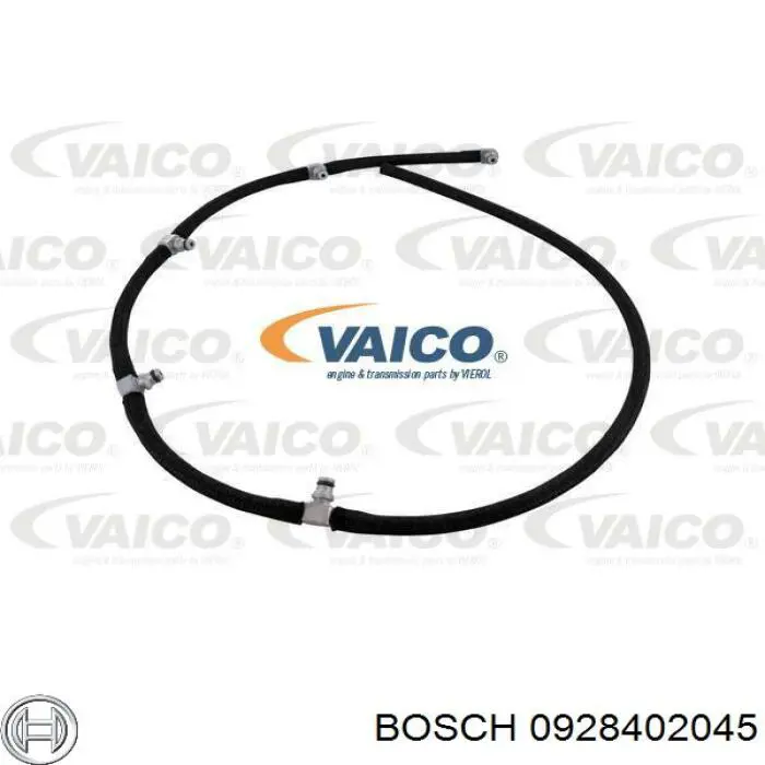 Comprar 0928402045 Bosch Tubería de retorno de combustible de los inyectores