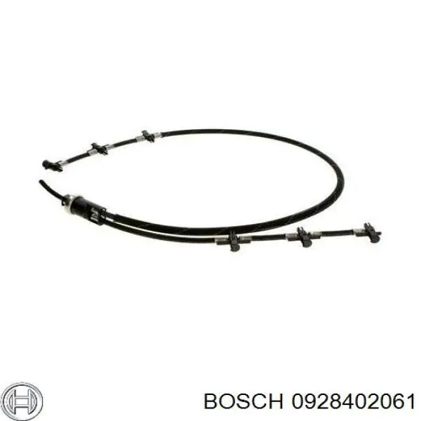 Tubería de combustible atras de las boquillas  VAG 059130218