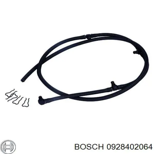 0928402064 Bosch tubo de combustible atras de las boquillas