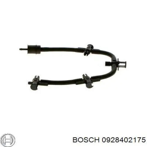 0928402175 Bosch tubo de combustible atras de las boquillas