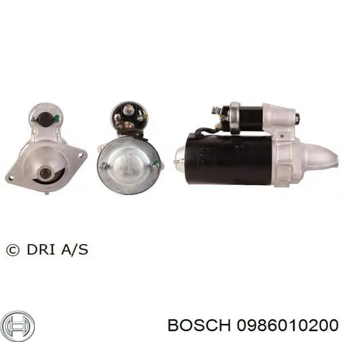 0986010200 Bosch Arranque motores