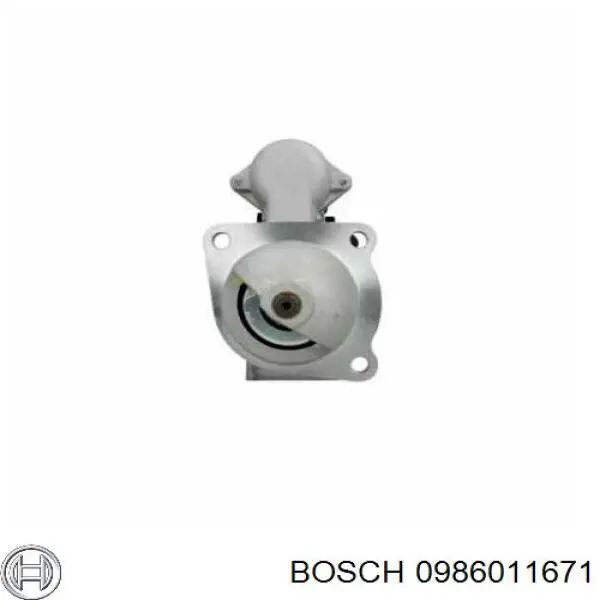 0986011671 Bosch motor de arranque