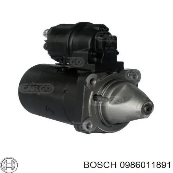 0986011891 Bosch motor de arranque