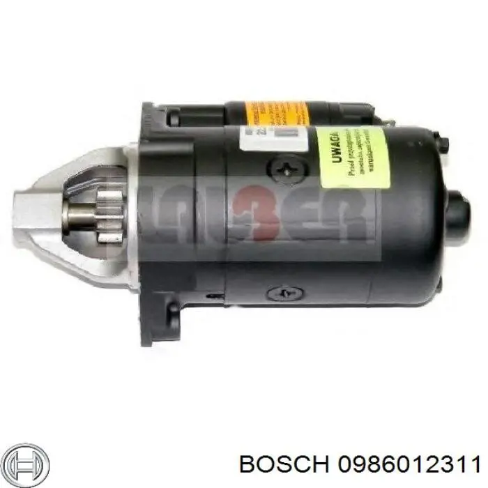 0986012311 Bosch motor de arranque