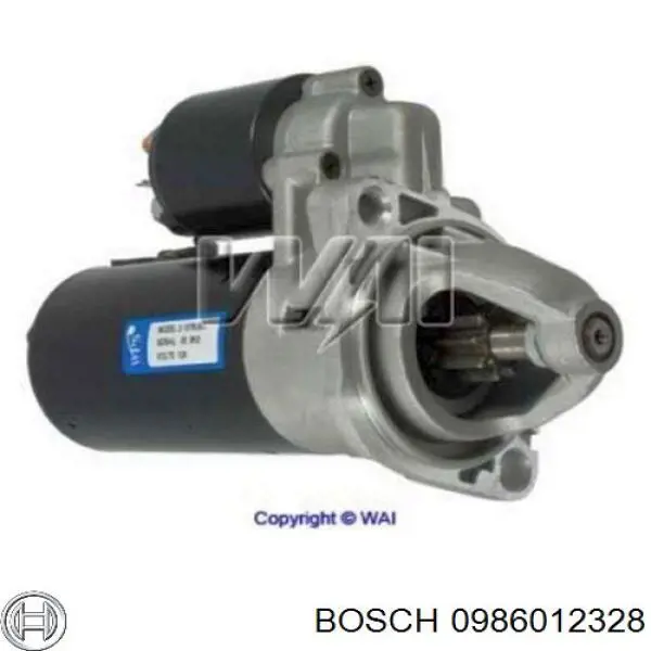 0986012328 Bosch motor de arranque