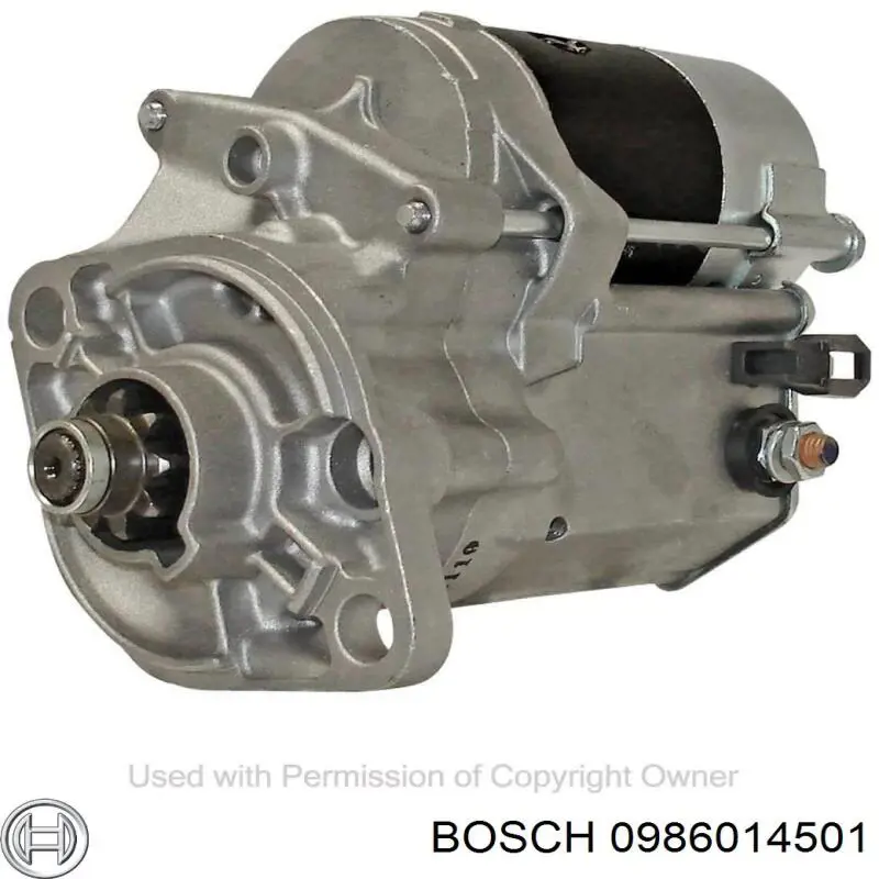 0986014501 Bosch motor de arranque