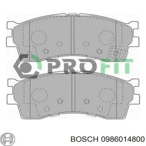 0986014800 Bosch motor de arranque