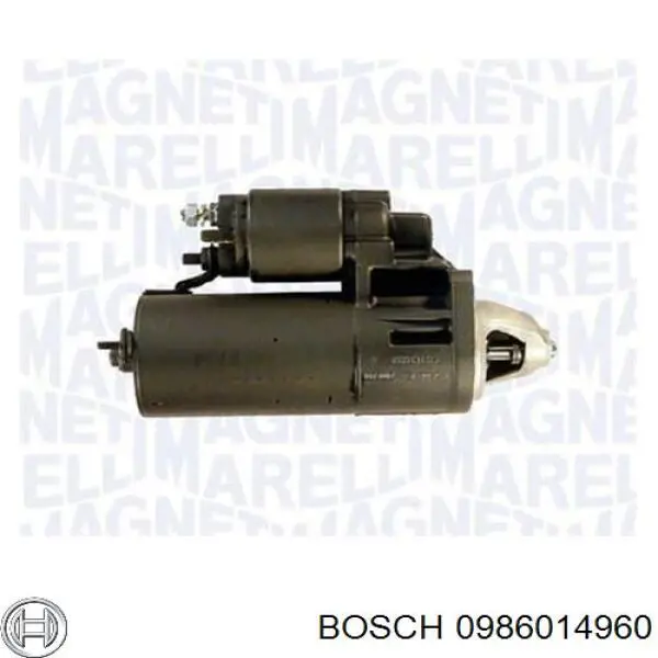 0986014960 Bosch motor de arranque