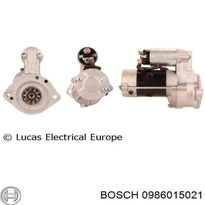 0986015021 Bosch motor de arranque