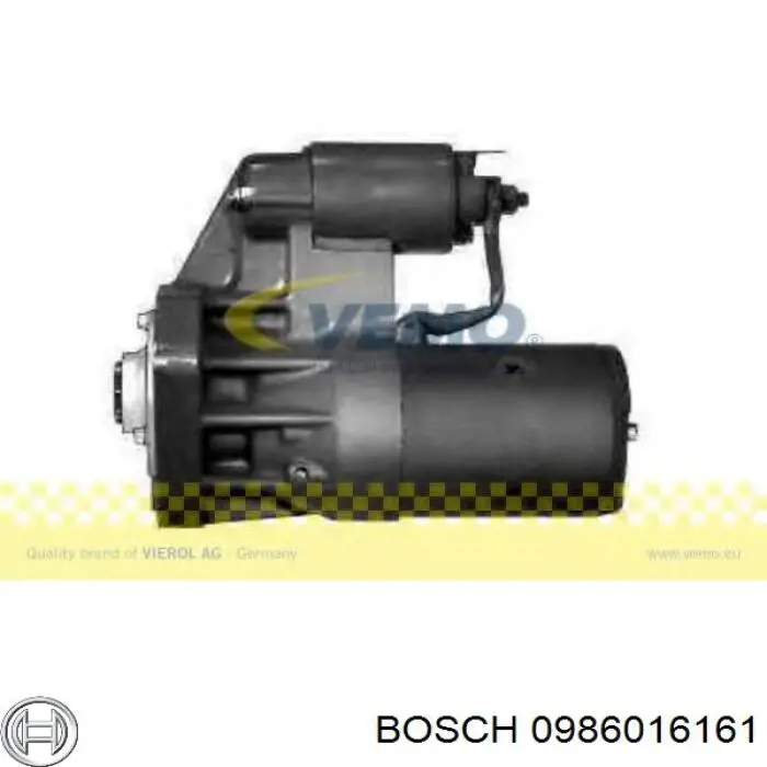 0986016161 Bosch motor de arranque