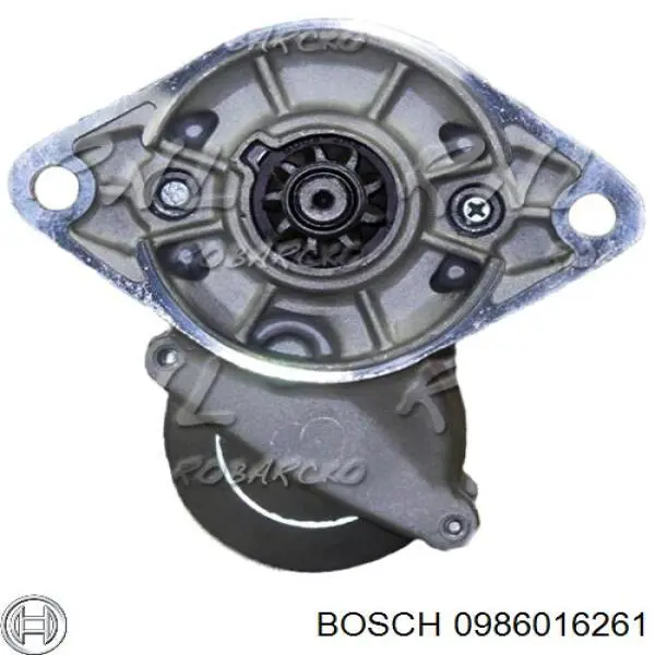 0986016261 Bosch motor de arranque