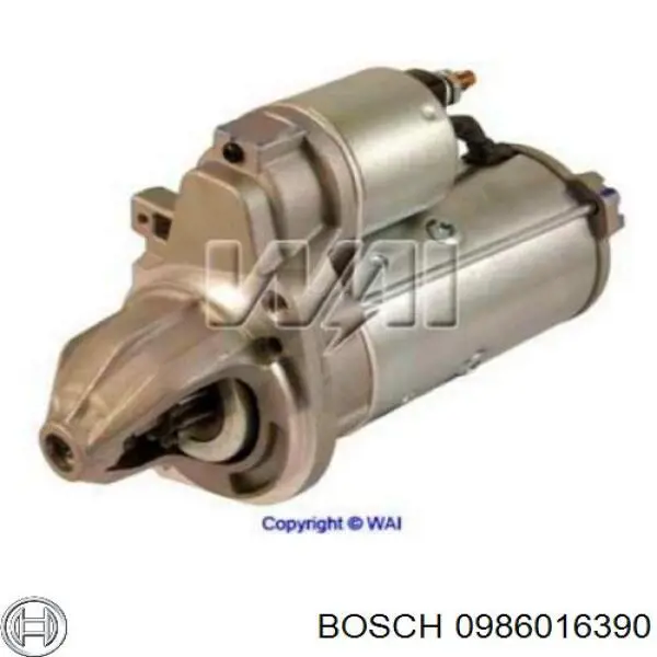 0986016390 Bosch Arranque motores