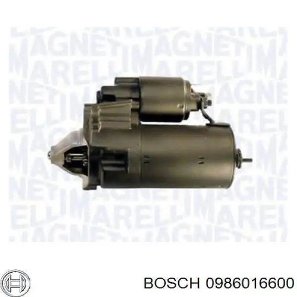 0986016600 Bosch motor de arranque