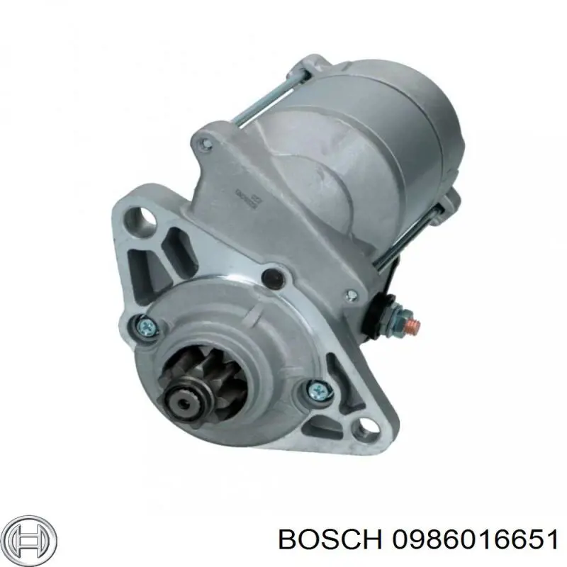 0986016651 Bosch motor de arranque