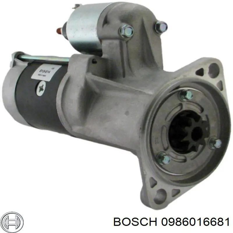 0986016681 Bosch motor de arranque