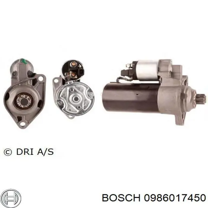 0986017450 Bosch motor de arranque