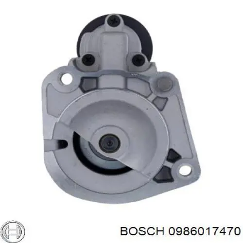 Motor de arranque 0986018611 Bosch