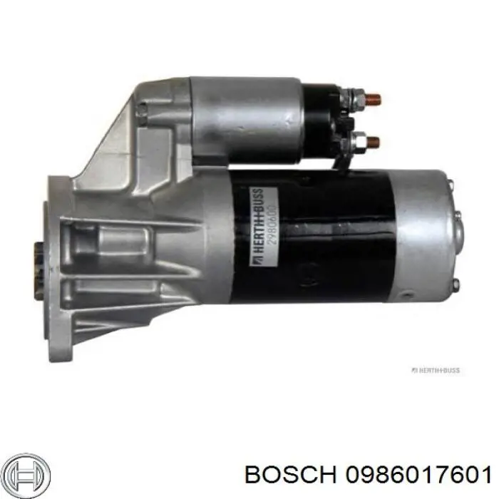 Motor de arranque 0986017601 Bosch