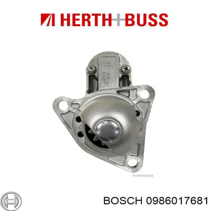 0986017681 Bosch motor de arranque