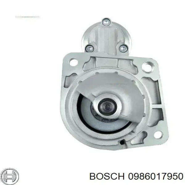 0986017950 Bosch motor de arranque