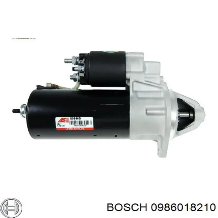 0986018210 Bosch motor de arranque