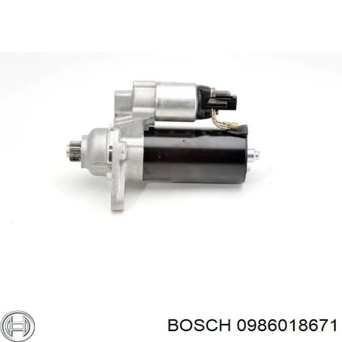 0986018671 Bosch motor de arranque