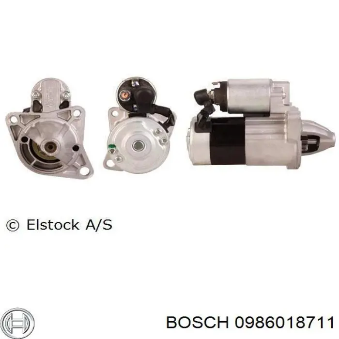 0986018711 Bosch motor de arranque